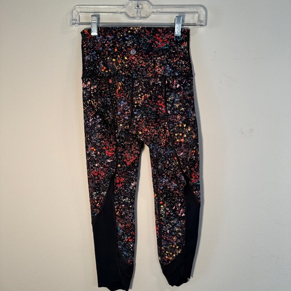 Lululemon Wunder Under Hi-Rise Legging Size 4 Flowerescent Multi 32" Long - Picture 11 of 14